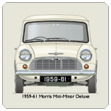 Morris Mini-Minor Deluxe 1959-61 Coaster 2